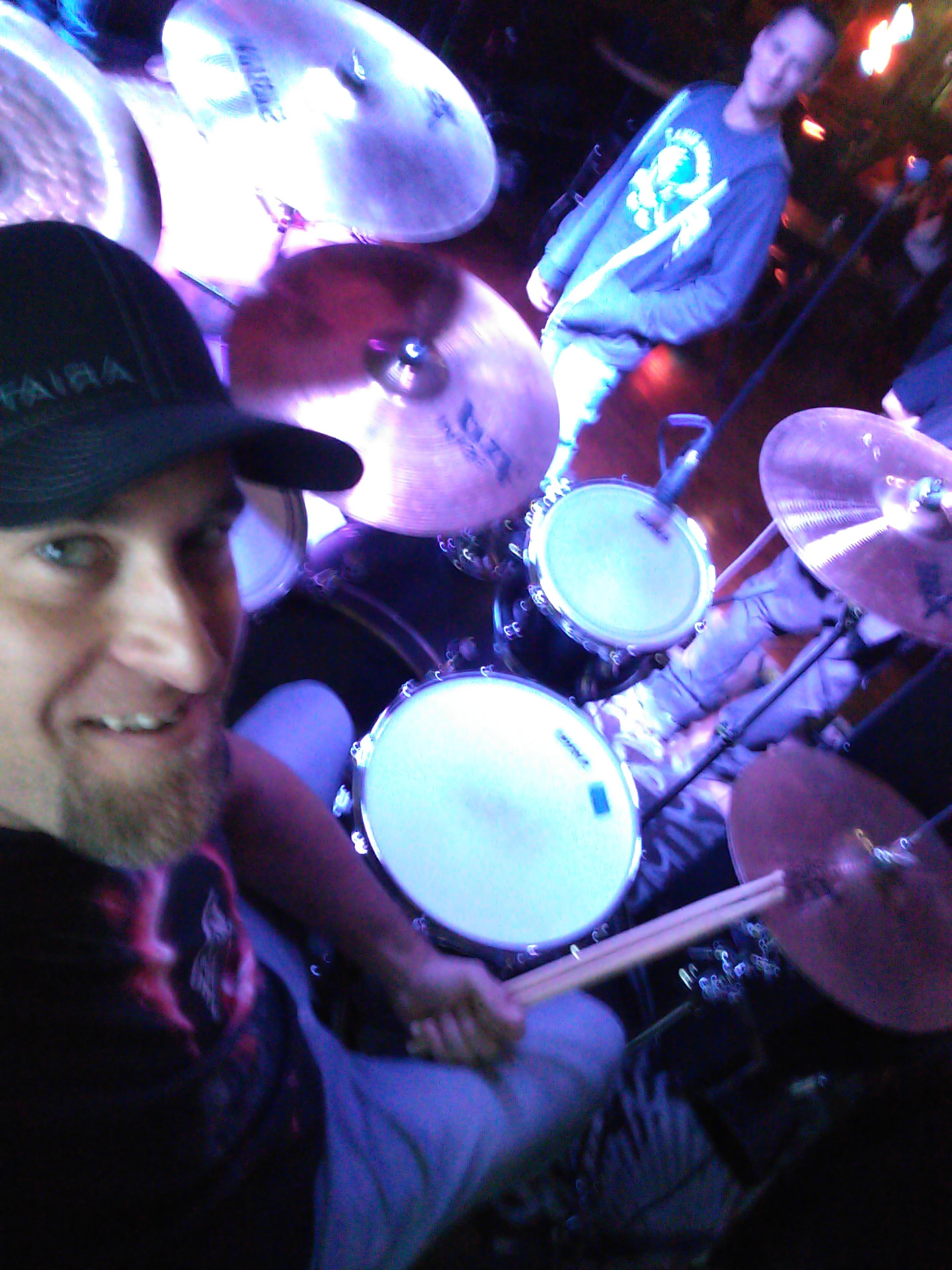 View from behind the kit during a Piece of Me show